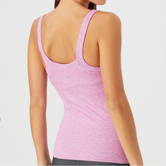 Alo Yoga - Alosoft Complete Tank 
Color - Pink Lavender Heather - Picture 5 of 8